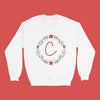 A-H Initial Personalized Christmas Sweatshirt - Original Family Shop