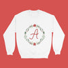 A-H Initial Personalized Christmas Sweatshirt - Original Family Shop