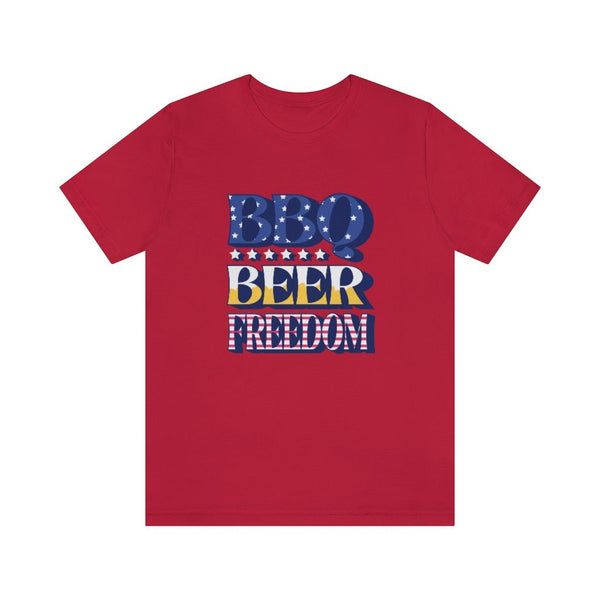 BBQ Beer Freedom T-Shirt - Original Family Shop