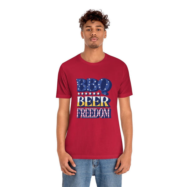 BBQ Beer Freedom T-Shirt - Original Family Shop