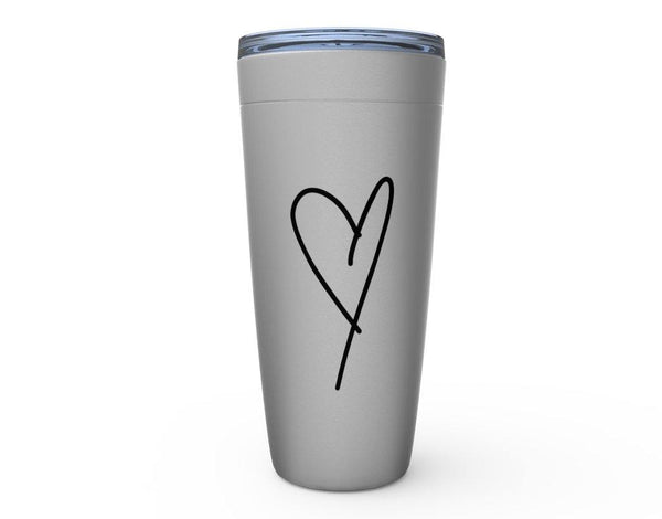 Black Heart Viking Tumbler - Original Family Shop