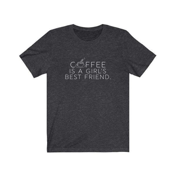 Coffee Is A Girl's Best Friend T-Shirt - Original Family Shop