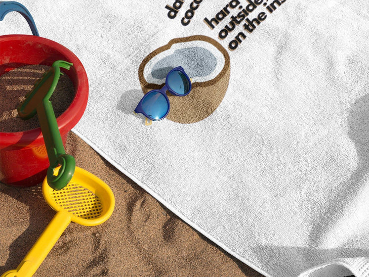 Dad Coconut Beach Towel - Original Family Shop