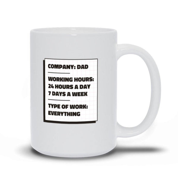 Dad Company Mug - Original Family Shop