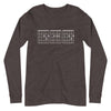 Dad Guitar Chord Long Sleeve Shirt - Original Family Shop