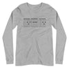 Dad Guitar Chord Long Sleeve Shirt - Original Family Shop