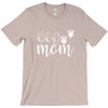 Dog Mom T-Shirt (Pebble Brown & Maroon) - Original Family