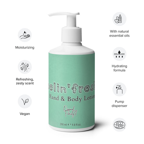 Feelin' Fresh Refreshing Green Tea Fragrance Hand & Body Lotion - Original Family