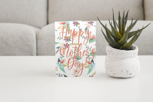 Floral Happy Mother's Day Card - Original Family Shop