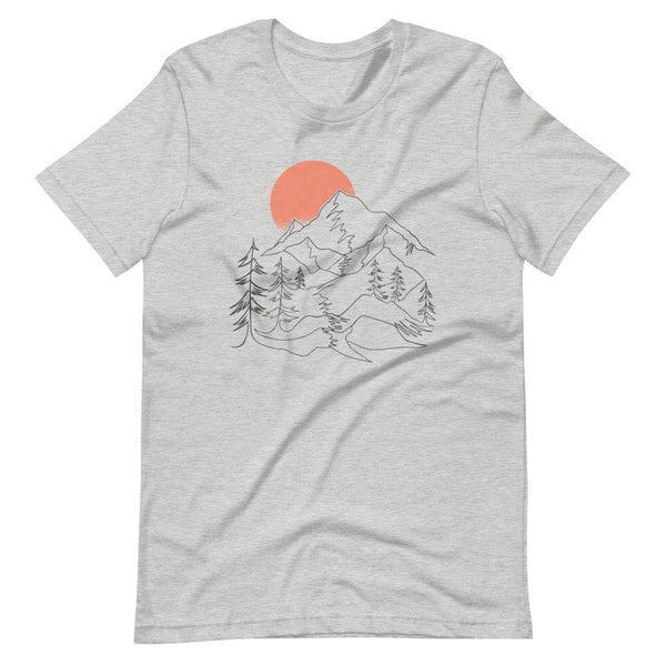 Line Landscape T-Shirt - Original Family Shop