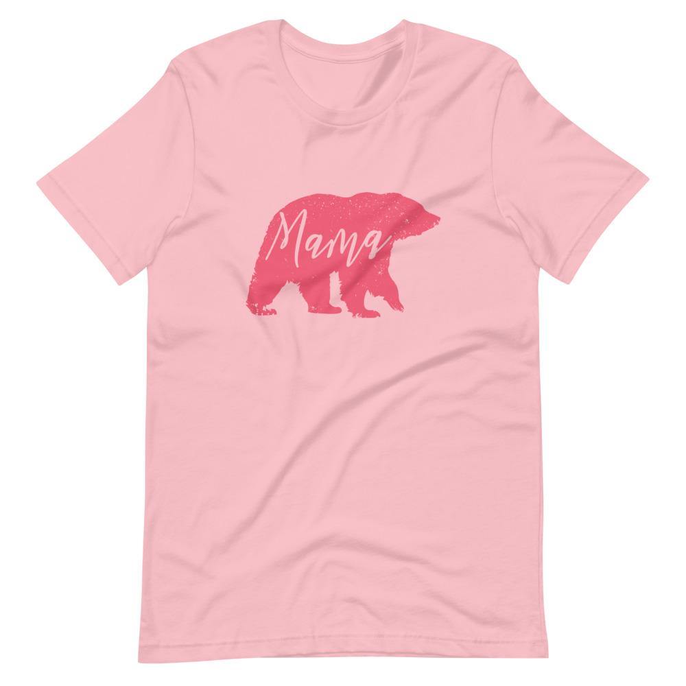 Simple Design Shop Mama Bear Pink T-Shirt 2XL