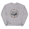 Merry And Bright Unisex Fleece Pullover Sweatshirt - Original Family Shop
