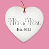 Mr. & Mrs. Personalized Porcelain Ornaments - Original Family Shop