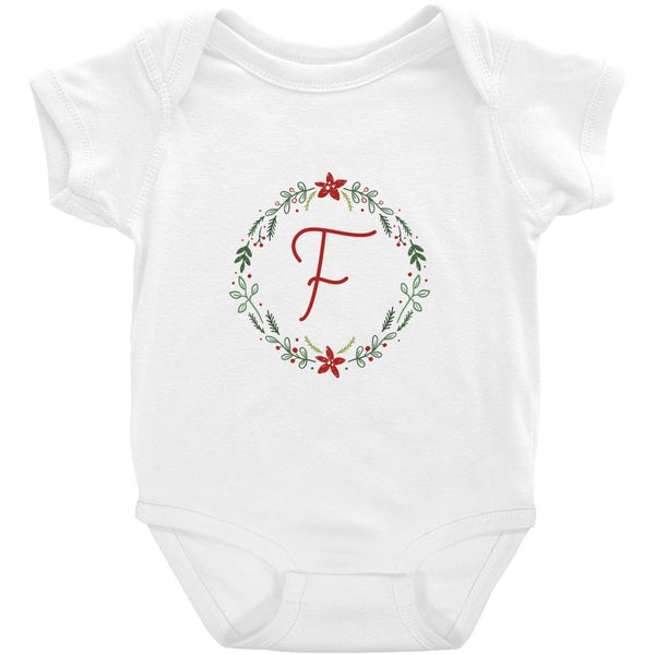 Personalized Initial Christmas Onesie (A-H) - Original Family Shop