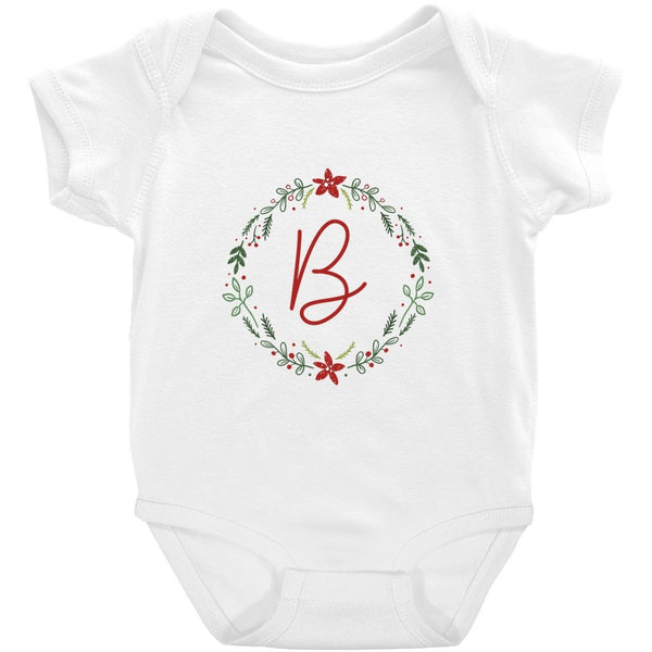 Personalized Initial Christmas Onesie (A-H) - Original Family Shop