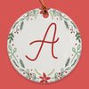 Personalized Initial Porcelain Ornaments - Original Family Shop