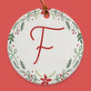 Personalized Monogram Porcelain Ornaments - Original Family Shop