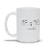 Personalized Mr. & Mrs. Mug - Original Family Shop