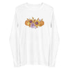 Pumpkin Floral Long Sleeve Shirt - Original Family Shop