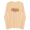 Pumpkin Floral Long Sleeve Shirt - Original Family Shop