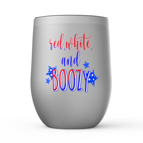Red, White, And Boozy Wine Tumbler - Original Family Shop