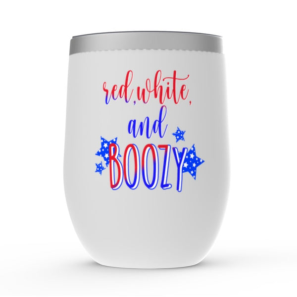 Red, White, And Boozy Wine Tumbler - Original Family Shop