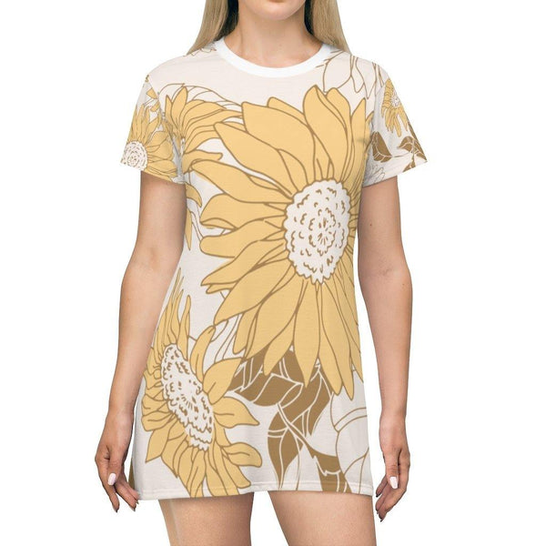 Sunflower T-Shirt Dress - Original Family Shop