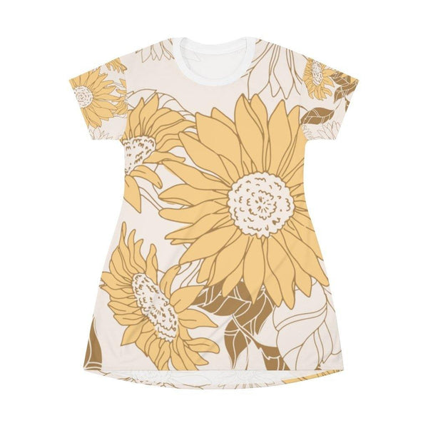 Sunflower T-Shirt Dress - Original Family Shop